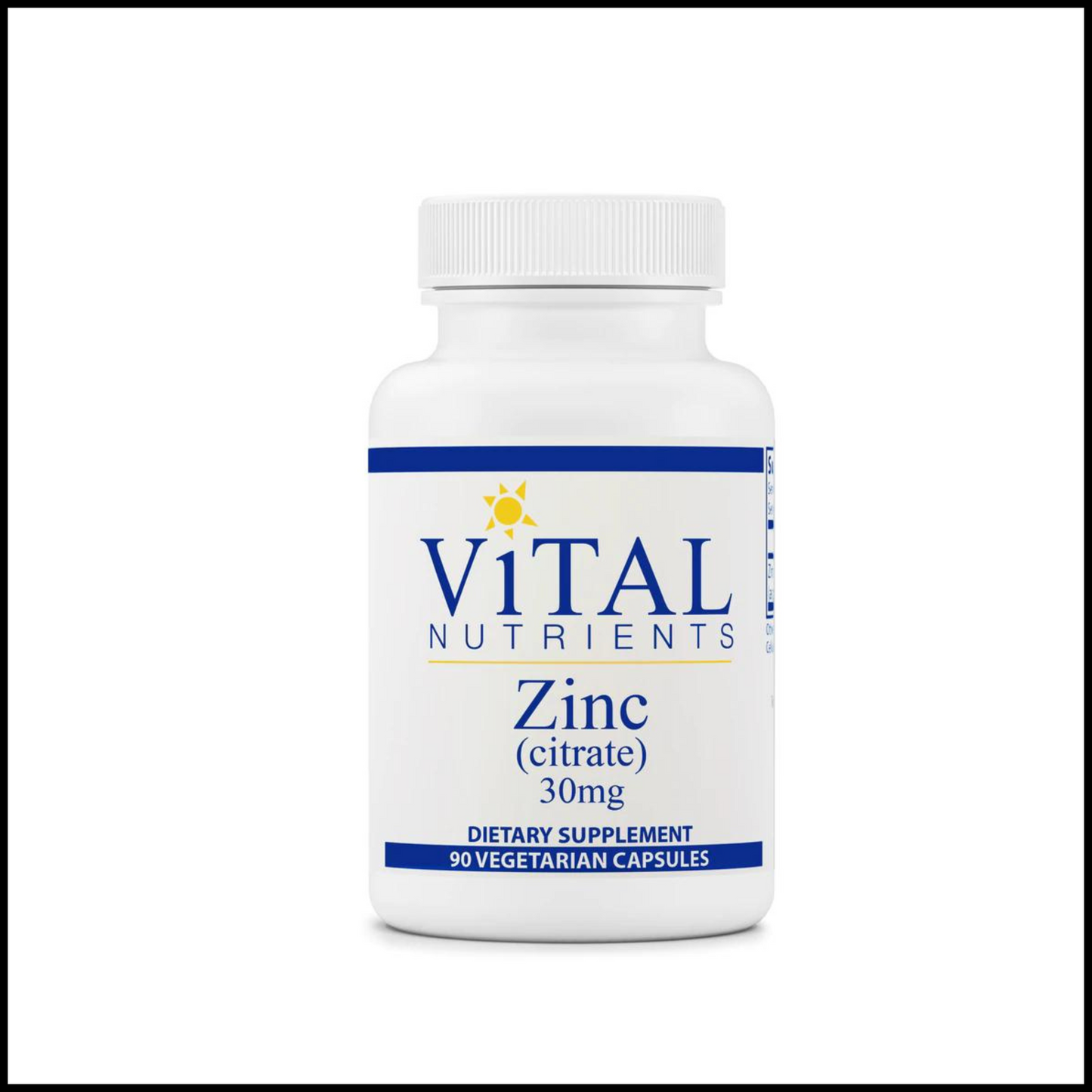 Zinc (citrate) 30mg | 90 Capsules